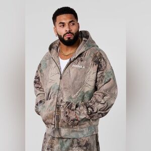 Young La camo hoodie